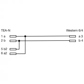 InLine TAE-N laidas TAE-N / RJ11 adapteris 6P2C tiltinis 6 m