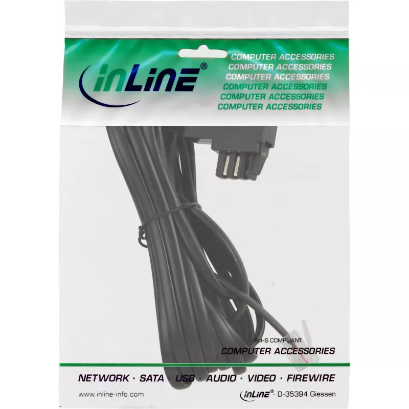 InLine TAE-N laidas TAE-N / RJ11 adapteris 6P2C tiltinis 6 m