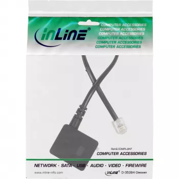 InLine 69946 adapterinis kabelis RJ11 6P4C kištukas – TAE-N lizdas 0,2 m