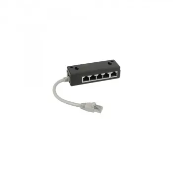 InLine ISDN skirstytuvas 5x RJ45 lizdai 15 cm kabelis su gnybtiniais rezistoriais