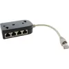 InLine ISDN skirstytuvas 1→8, 0,15 m, su rezistoriais