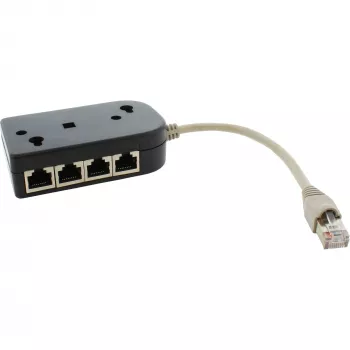 InLine ISDN skirstytuvas 1→8, 0,15 m, su rezistoriais