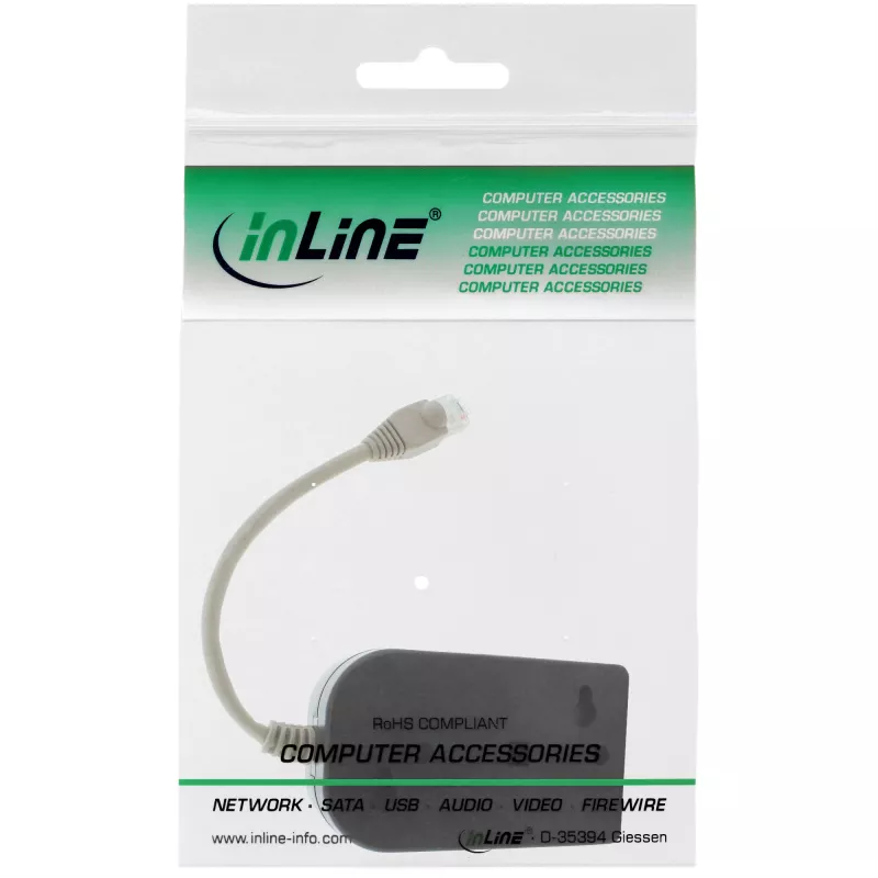 InLine ISDN skirstytuvas 1→8, 0,15 m, su rezistoriais