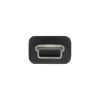 InLine USB 2.0 Mini laidas USB A tipas (vyriškas) / Mini B (vyriškas), 5 kontaktų, juodas, 3 m