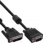 InLine DVI-A kabelis 12+5 vyriškas / 15 kontaktų HD vyriškas VGA 3m