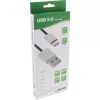 InLine USB 2.0 laidas, USB-C kištukas / USB-A kištukas, juodas/aliuminis, lankstus, 1,5 m