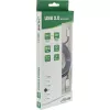 InLine Micro-USB 2.0 laidas, USB A / Micro B M/M, juodas/aliuminis, lankstus, 1 m