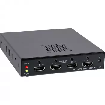InLine HDMI vaizdo sienelės valdiklis 1 į 4, Full-HD
