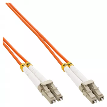 InLine Fiber Optinis Dvipusis Laidas LC/LC 62.5/125µm OM1 0,5m