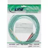 InLine Fiber Optinis Dvikryptis Kabelis LC/ST 50/125µm OM3 15m