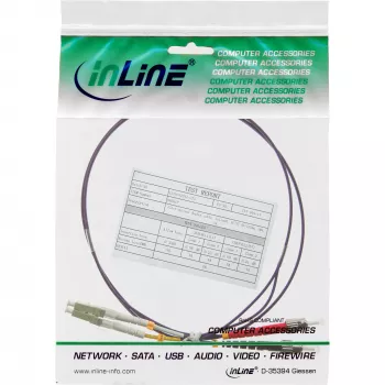 InLine Fiber Optinis Dipleksinis Laidas LC/ST 50/125µm OM4 25m