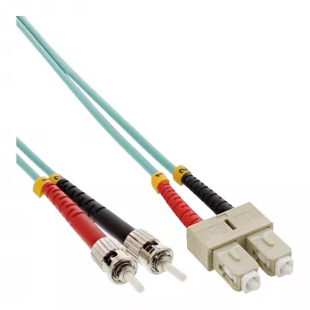 InLine Fiber Optinis Dupleksinis Laidas SC/ST 50/125µm OM3 2m
