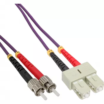 InLine 82525P SC/ST 50/125µm OM4 25m – šviesolaidinis dvigubas kabelis