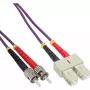 InLine 82525P SC/ST 50/125µm OM4 25m – šviesolaidinis dvigubas kabelis