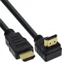 InLine High Speed HDMI laidas su Ethernet, kampuotas, 0,3 m