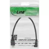 InLine High Speed HDMI laidas su Ethernet, kampuotas, 0,3 m