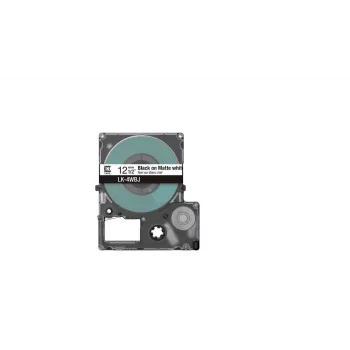 Juostelė etikečių Epson LK-4WBJ juoda balta terminio perkėlimo 1,2 cm