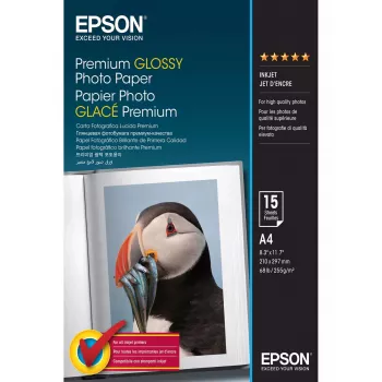 Epson Premium Glossy Photo Paper A4 15 lapų