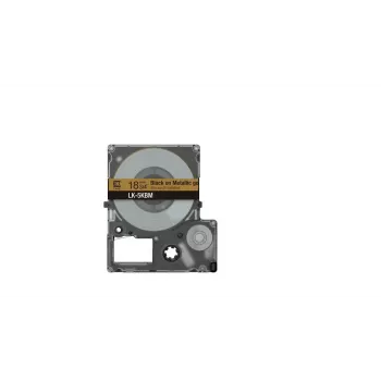 Juostelė etikečių Epson LK-5KBM juoda auksinė terminio perkėlimo 1,8 cm