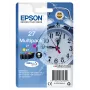 Epson DURABrite Ultra Ink 3 spalvų Multipack 27, Cyan, Magenta, Geltona, pigmentinis rašalas, 3,6 ml, 1 vnt., 300 puslapių