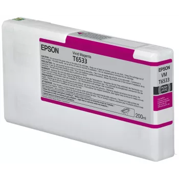 Epson T6533 Vivid Magenta rašalo kasetė (200 ml)