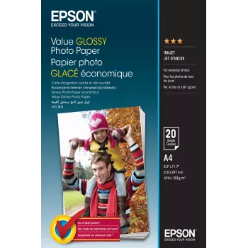Epson Value Glossy blizgus foto popierius A4 20 lapų