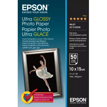 Epson Ultra Glossy Photo Paper 10x15cm 50 lapų