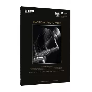 Epson Traditional Photo Popierius, A2, 330 g/m², 25 lapų
