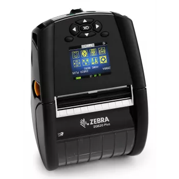 Zebra ZQ620 Plus 3 mobilus etikečių spausdintuvas, tiesioginis terminis, 203 x 203 DPI, 115 mm/s, laidinis ir belaidis Bluetooth