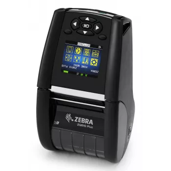 Zebra ZQ620 Plus 3 mobilus etikečių spausdintuvas, tiesioginis terminis, 203 x 203 DPI, 115 mm/s, laidinis ir belaidis Bluetooth