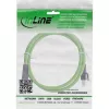 InLine pramoninis tinklo kabelis, M12 8-pin X-koduotas į RJ45 kištuką, Cat.6A PUR 2 m