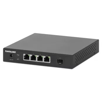 Nevaldomas tinklo jungiklis Intellinet 562058 5 prievadų (4x 2.5G + 1x SFP+ 10G), juodas