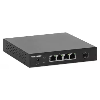 Nevaldomas tinklo jungiklis Intellinet 562058 5 prievadų (4x 2.5G + 1x SFP+ 10G), juodas