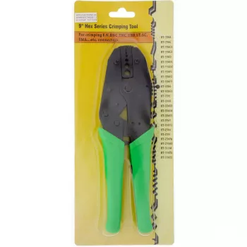 InLine Crimp Tool HT-336G koaksialiniams kabeliams RG 58/59/62/174 WBC 110/195/200/240