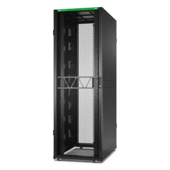 APC NetShelter SX Server Rack Gen 2, 48U, 2258H x 750W x 1200D mm, su šoninėmis plokštėmis, juodas