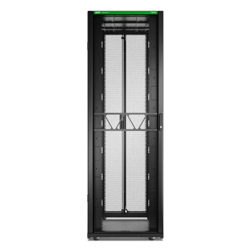 APC NetShelter SX Server Rack Gen 2, 48U, 2258H x 750W x 1200D mm, su šoninėmis plokštėmis, juodas