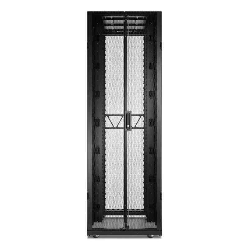 APC NetShelter SX Server Rack Gen 2, 48U, 2258H x 750W x 1200D mm, su šoninėmis plokštėmis, juodas