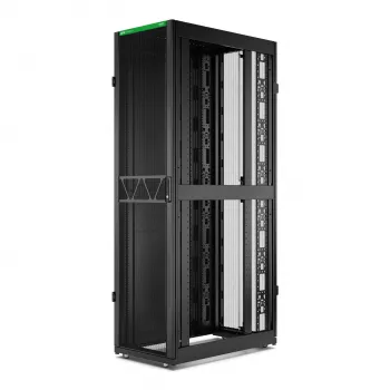 APC NetShelter SX Server Rack Gen 2, 48U, 2258H x 600W x 1070D mm, su šoninėmis plokštėmis, juodas