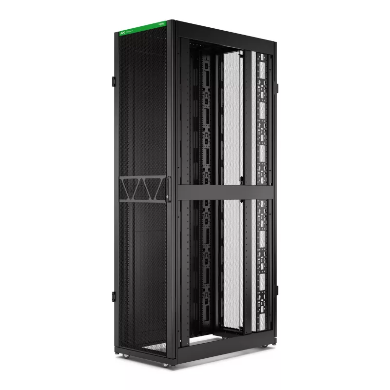 APC NetShelter SX Server Rack Gen 2, 48U, 2258H x 600W x 1070D mm, su šoninėmis plokštėmis, juodas