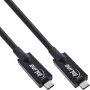 InLine USB 3.2 Gen.2 AOC laidas, USB-C kištukas/kištukas, juodas, 15 m