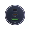 InLine automobilinis USB maitinimo adapteris Power Delivery, 2x USB-C + QC USB-A, juodas