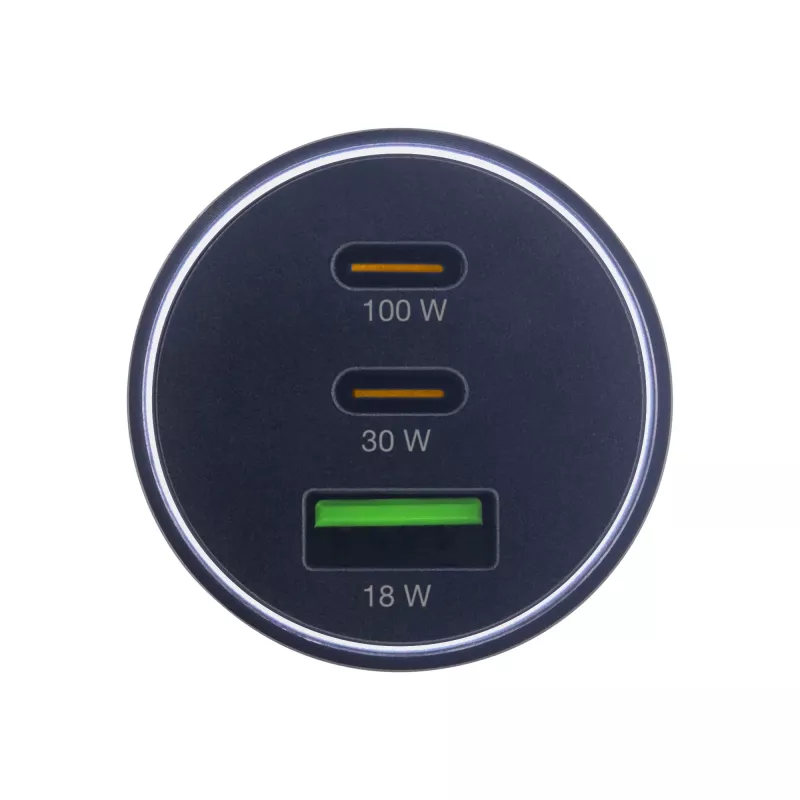 InLine automobilinis USB maitinimo adapteris Power Delivery, 2x USB-C + QC USB-A, juodas