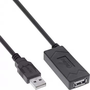 InLine USB 2.0 aktyvus ilginimas, USB-A kištukas / lizdas, 7,5 m