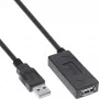 InLine USB 2.0 aktyvus ilginimo kabelis USB-A kištukas / lizdas 5 m 0,48 Gbit/s