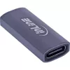 USB-C lyties keitiklis InLine 35900E pilkas, USB-C (patinas) į USB-C (motina)