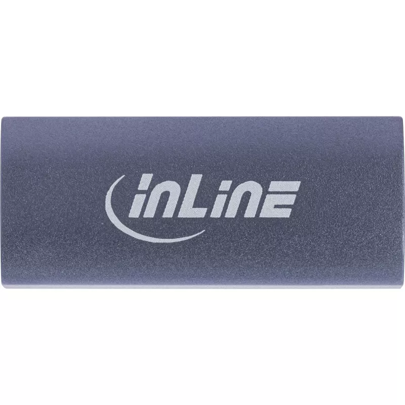 USB-C lyties keitiklis InLine 35900E pilkas, USB-C (patinas) į USB-C (motina)