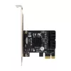 InLine SATA 6Gb/s valdiklis su 4 SATA prievadais PCI-Express 2.0