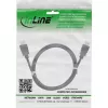 InLine HDMI kabelis, HDMI High Speed su Ethernet, kištukas / kištukas, juodas, 5 m