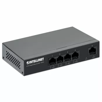 Intellinet 561792 tinklo jungiklis Gigabit Ethernet (10/100/1000) Power over Ethernet (PoE) juodas