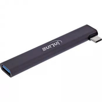 InLine Slim USB-C Hub, 4 prievadai, USB 3.0 + 3x USB 2.0, plonas dizainas
